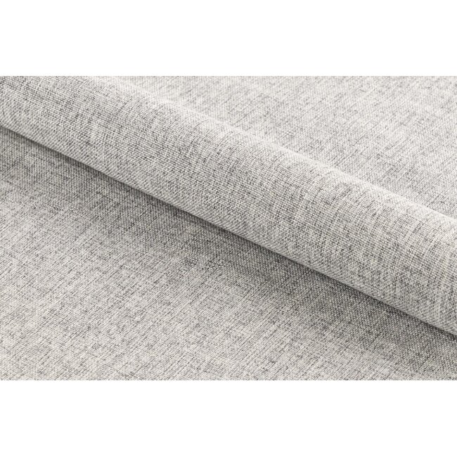 Swiss Homes® Silvara Eetkamerstoelen – Set van 4 – Licht Grijs - Stof – Comfortabele Moderne Stoelen – Zwart Metalen Onderstel