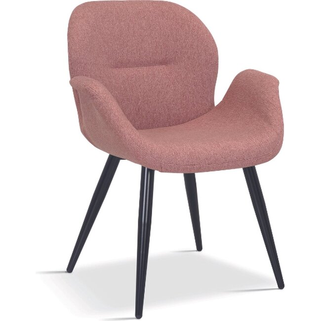 Swiss Homes® Elara Rose – Roze– Comfortabel – Moderne Stoffen Kuipstoel