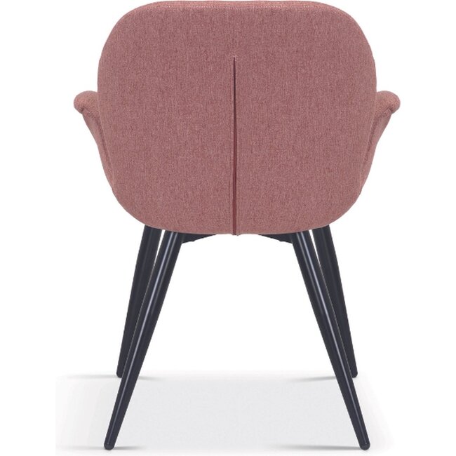 Swiss Homes® Elara Rose – Roze– Comfortabel – Moderne Stoffen Kuipstoel