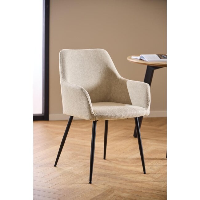 Lizzy dining chair with armrest (set of 2)