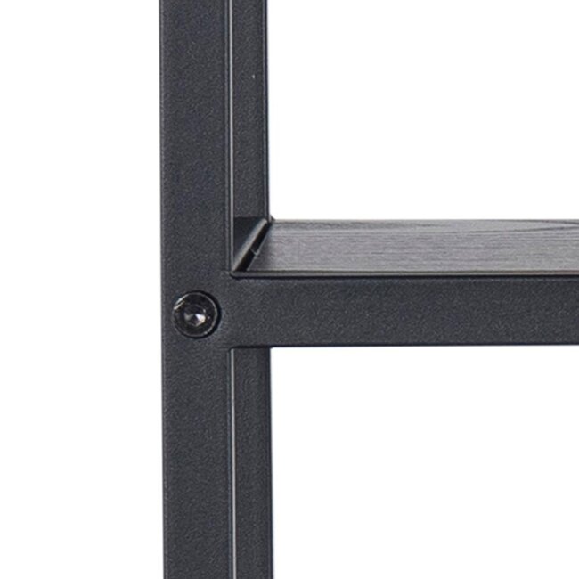 Swiss Homes® Octa Noir | Wandrek 77 CM – Achthoekig - Zwart