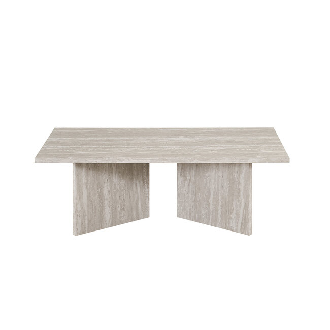 Swiss Homes® Salontafel 'Litar' Interieur - Travertin Grijs