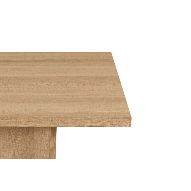 Swiss Homes® Salontafel 'Litar' Interieur -Travertin  Eik Naturel