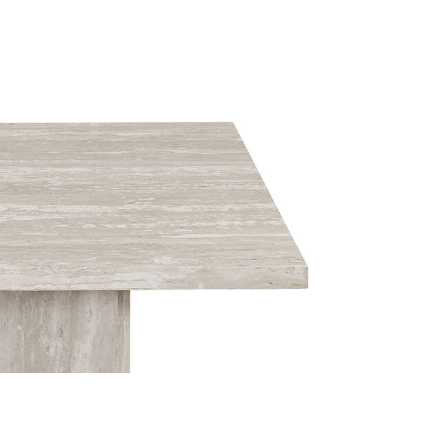 Swiss Homes® Salontafel 'Litar' Interieur - Travertin Grijs