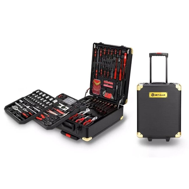 Metallo | ProMax 599-Delige Gereedschapstrolley - Gigantische Kist Vol Essentiële Tools | Limited Edition