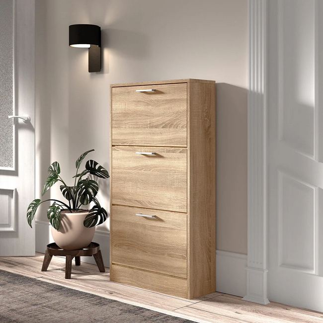 Swiss Homes® Schoenenkast 'Carini' 3 laden Sonoma