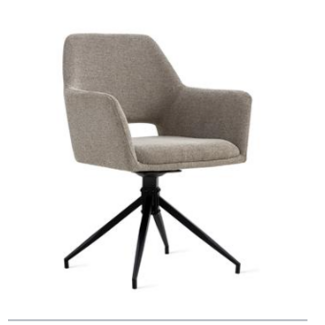 Eetkamerstoel Tess Linnen Taupe