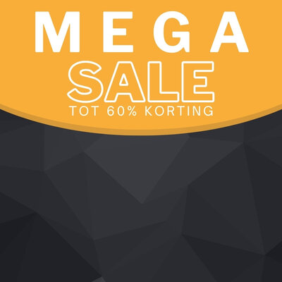 Mega SALE - Tot 70% kortingen!