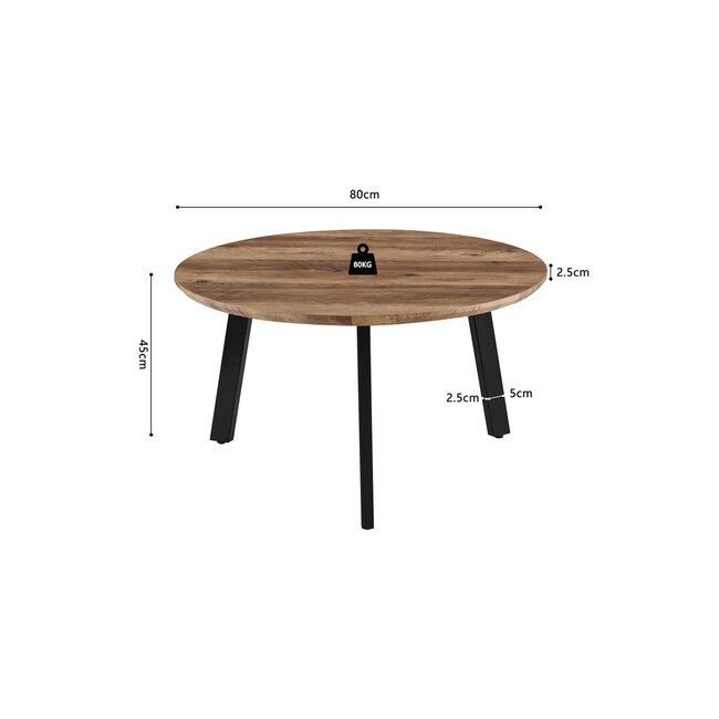 Swiss Homes® Salontafels  - Set van 2 'Aziz' Decor Mango