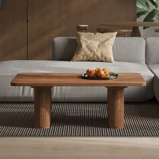 Swiss Homes® Salontafel 'Jean' Mango Hout - Lichtbruin