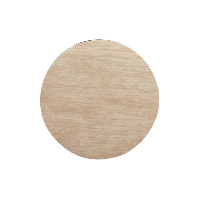 Swiss Homes® Japandi Salontafel Rond | BELLA Travertin - 100 CM