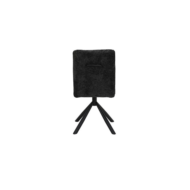 Swiss Homes® Eetkamerstoel - Stoel 'Jack' 360* Draaibaar - Stof - Donkergrijs