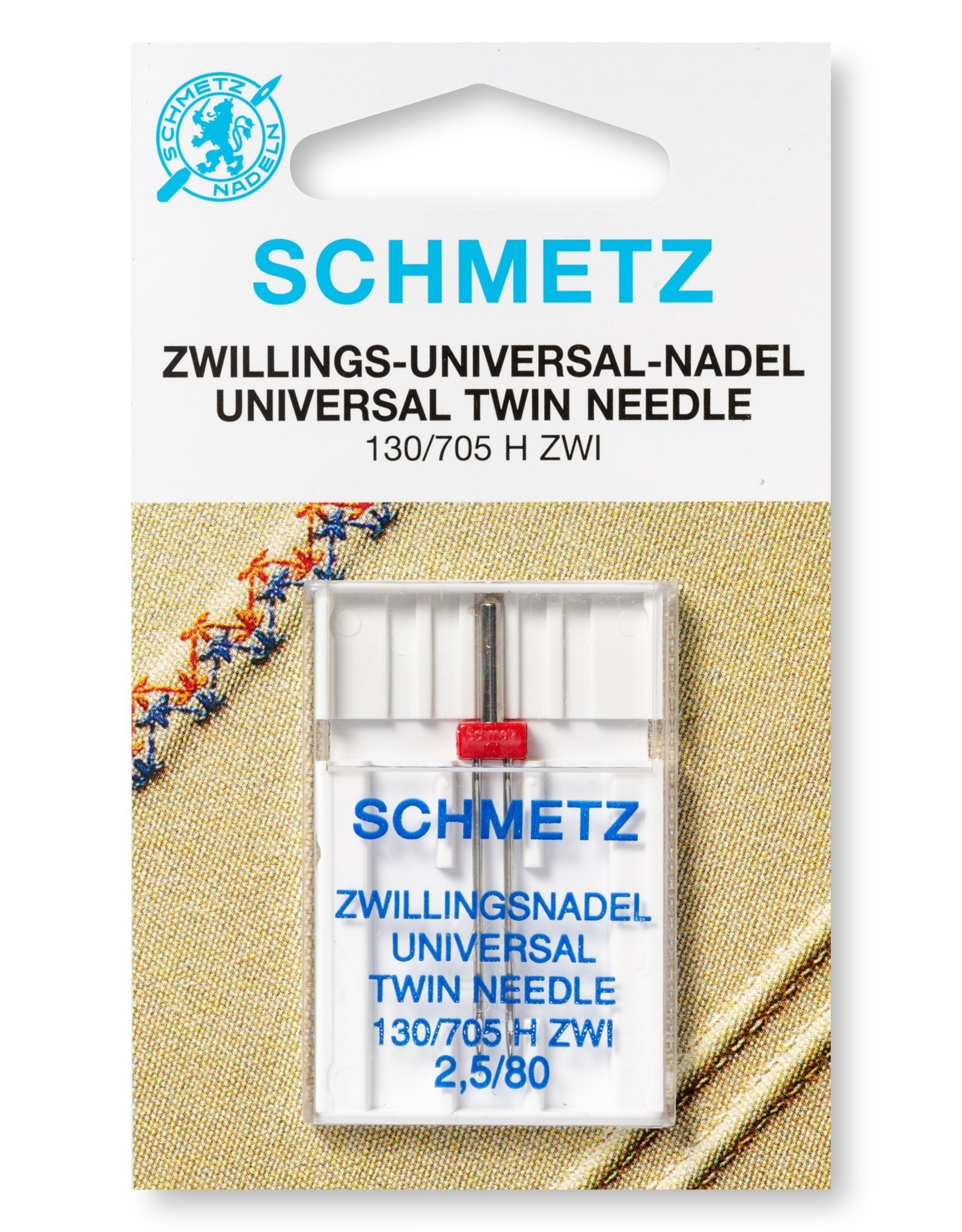 Schmetz Schmetz Universele tweelingnaald 2.5/80