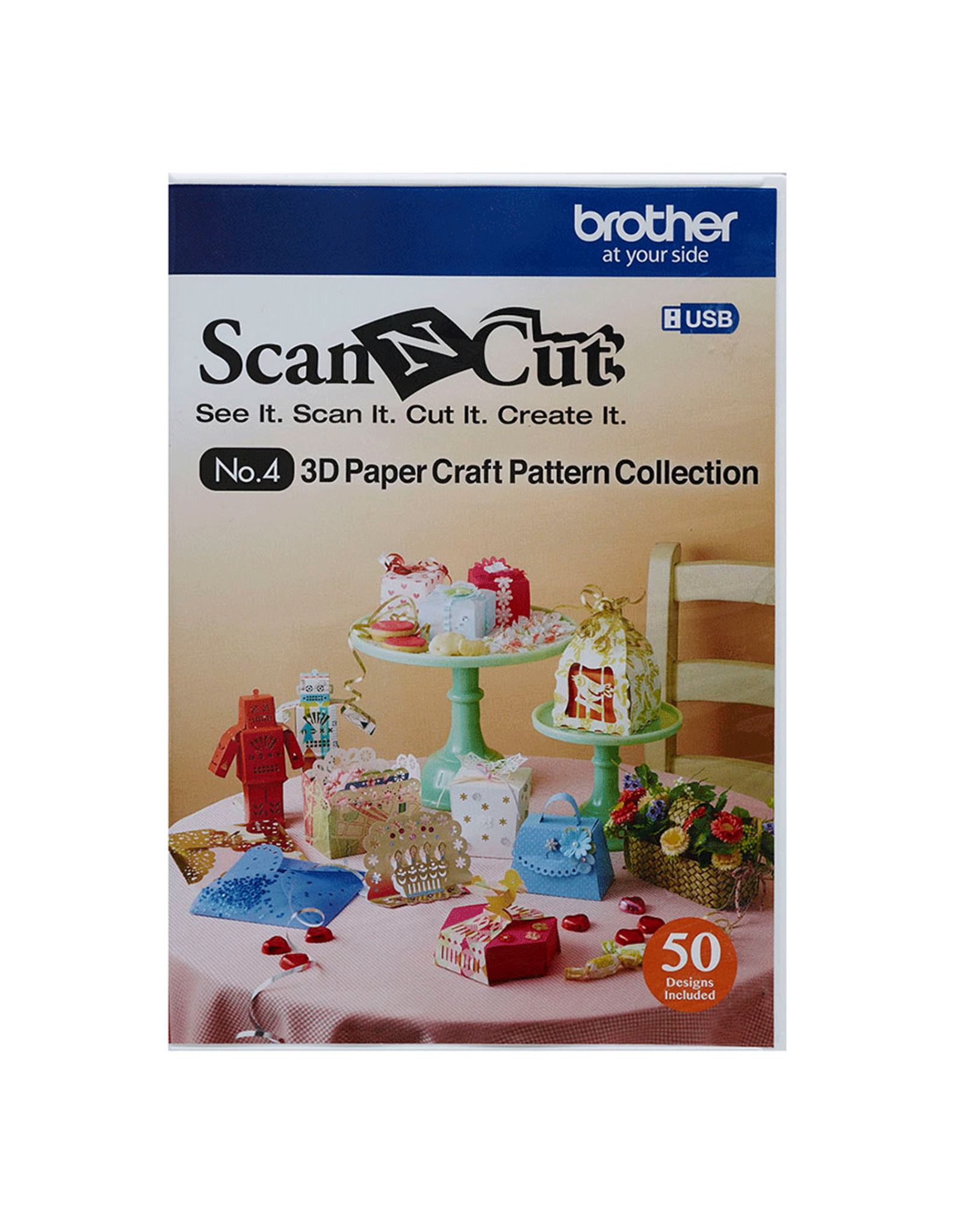 Brother Brother ScanNCut Collectie voor 3D-papiermodellen