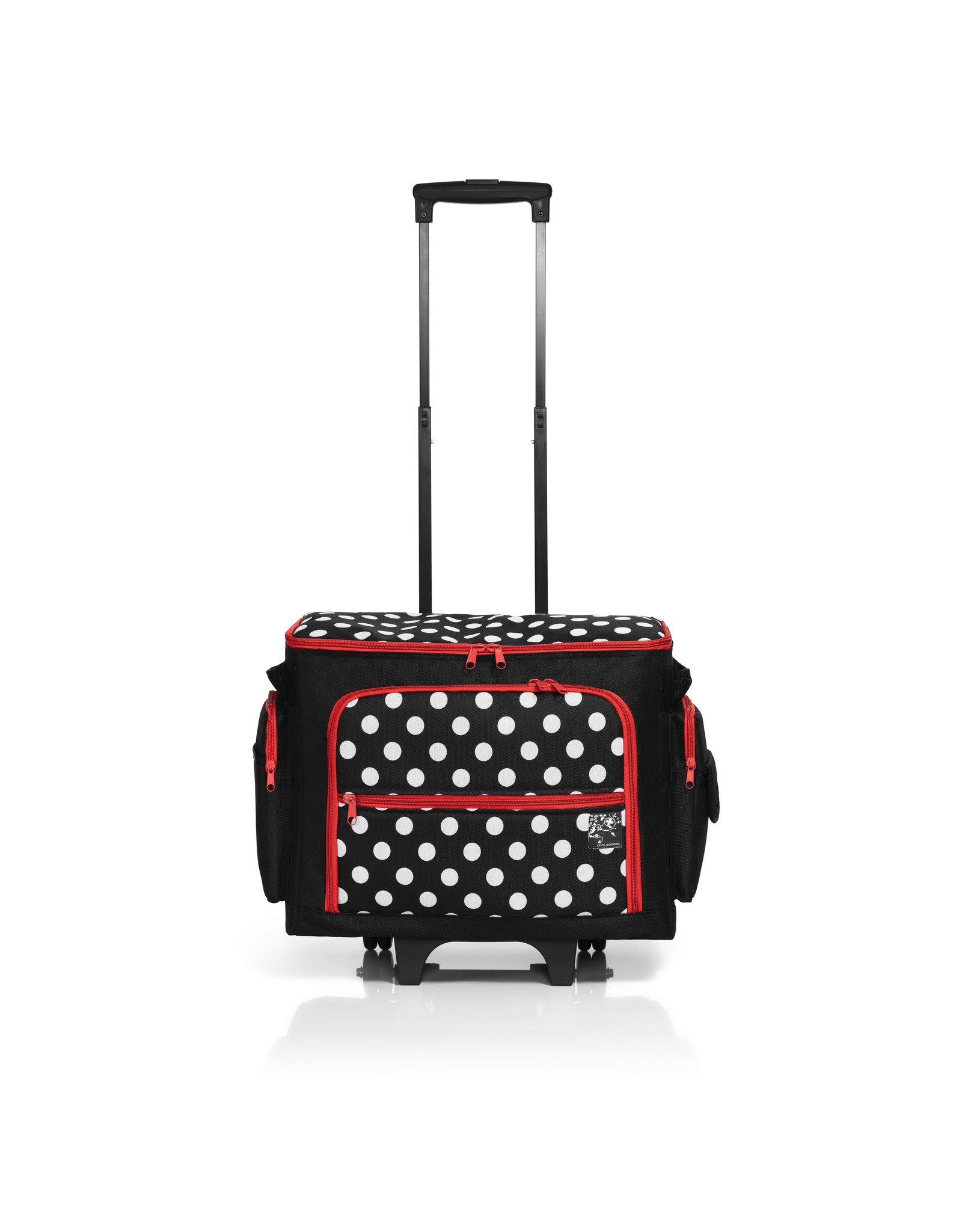 Prym Prym naaimachinetrolley polka dot zwart/wit/rood