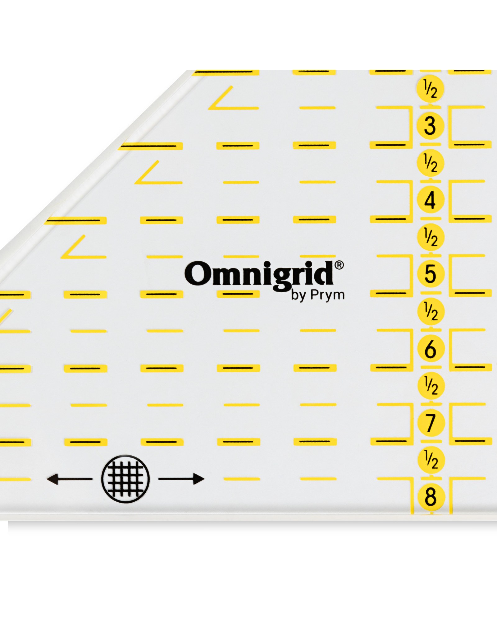 Prym Omnigrid Driehoek voor 1/4 kwadraat tot 8 inch