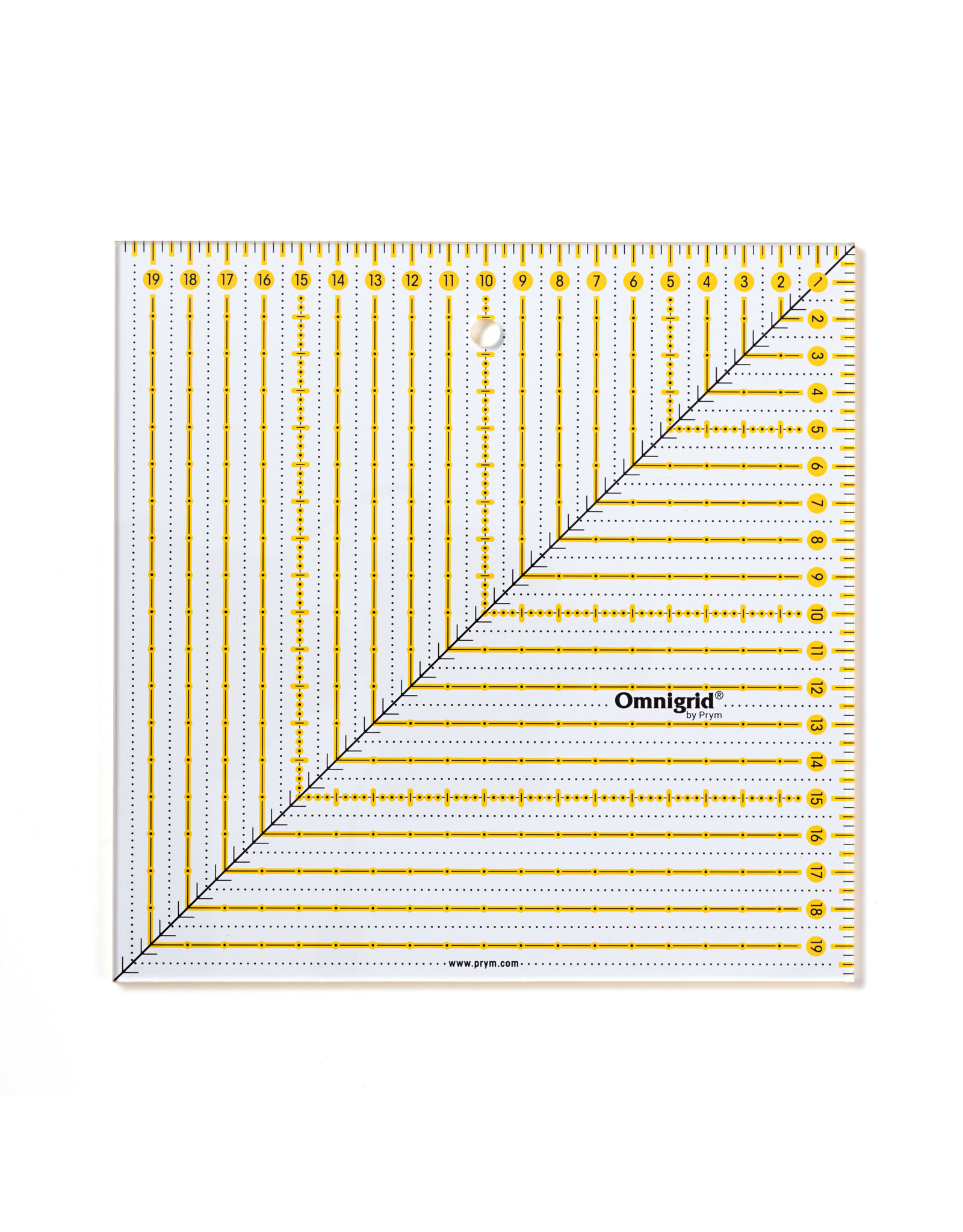 Prym Patchwork Liniaal kwadraat 20 x 20 cm Omnigrid