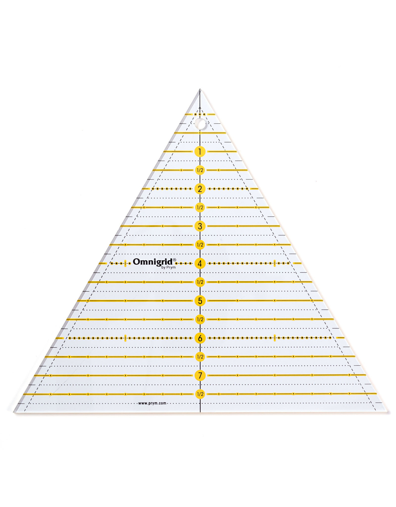 Prym Omnigrid Patchwork Liniaal driehoek Multi 8 inch