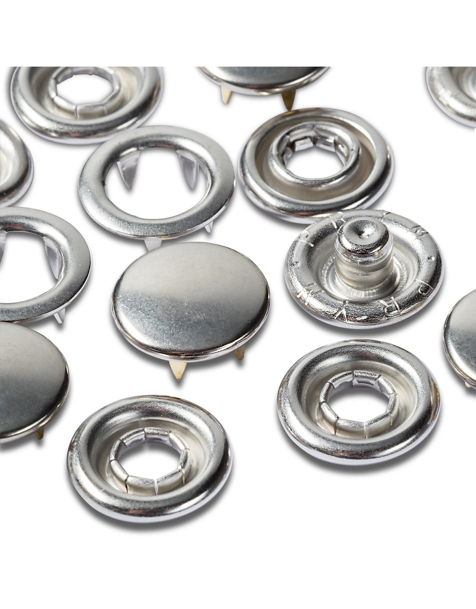 Prym Prym Navullingen naaivrijdrukknopen zilverkleurig 10mm