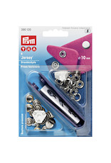 Prym Prym Zilverkleurige drukknopen Jersey gladde kap 10mm Prym Prym Zilverkleurige drukknopen Jersey gladde kap 10mm
