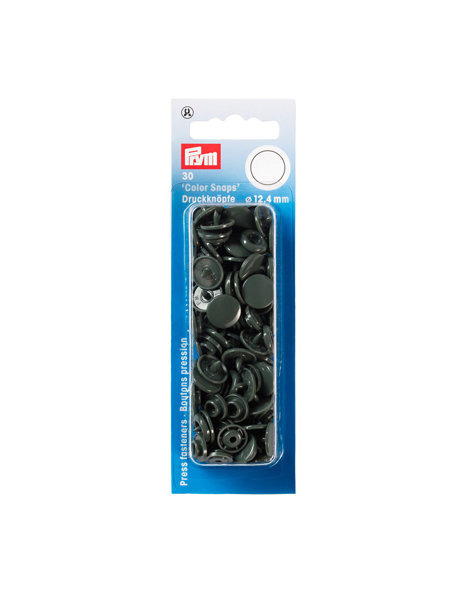 Prym Drukknoop ColorSnaps 12,4 mm donkergrijs