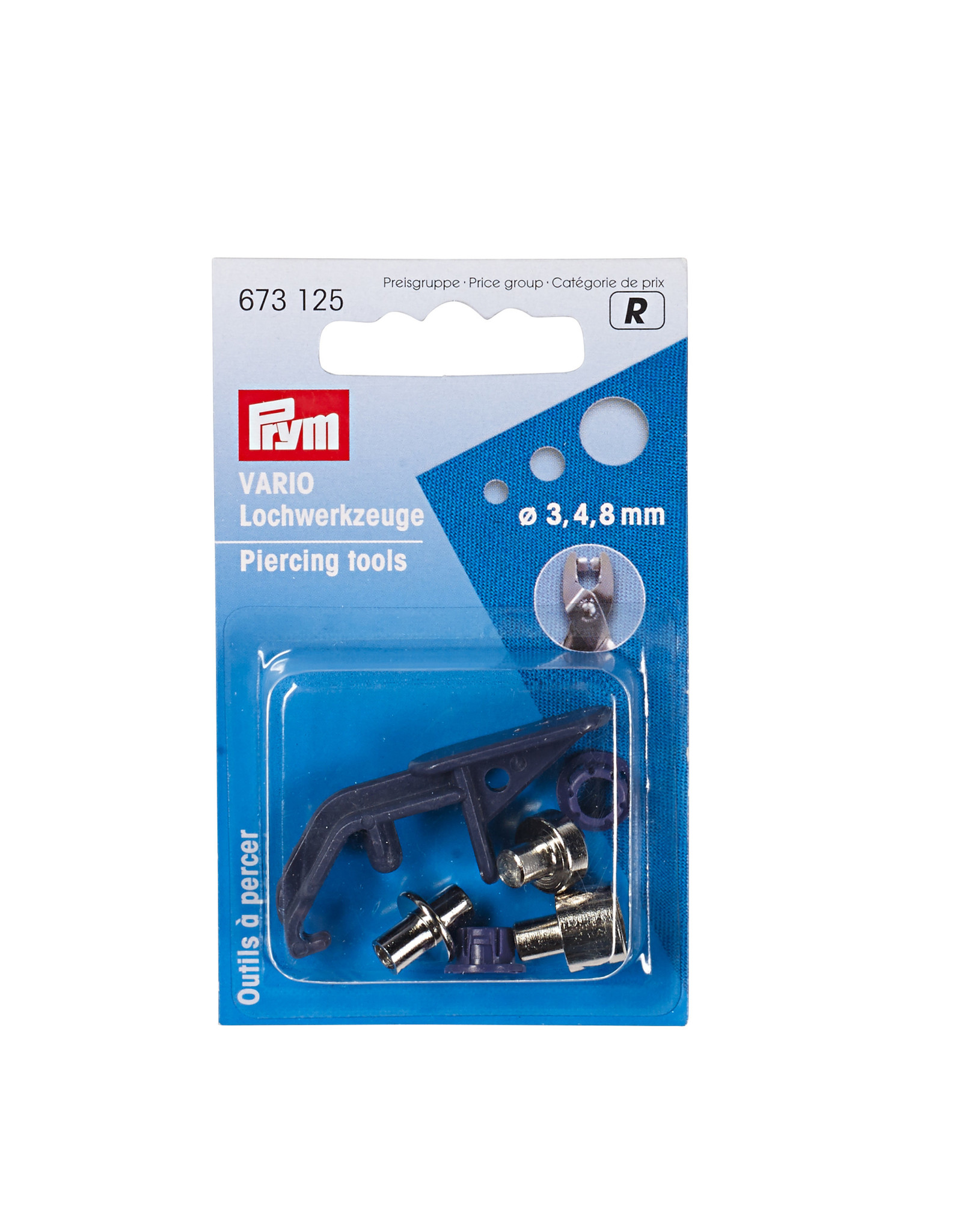 Prym Prym VARIO-ponsstempels/gatengereedschat voor Vario-tang dia 3/4/8 mm