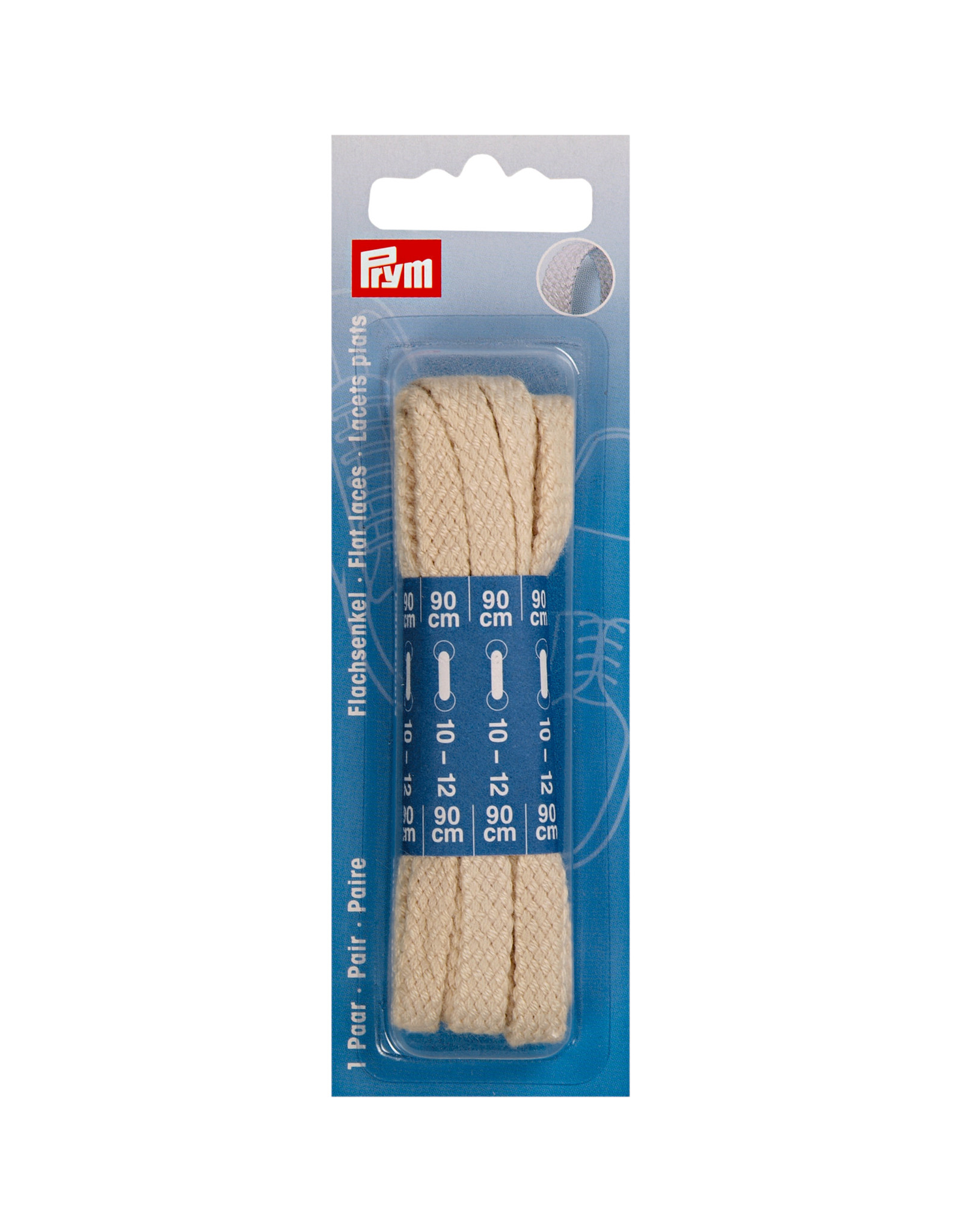 Prym Platte veters 8 x 900 mm beige