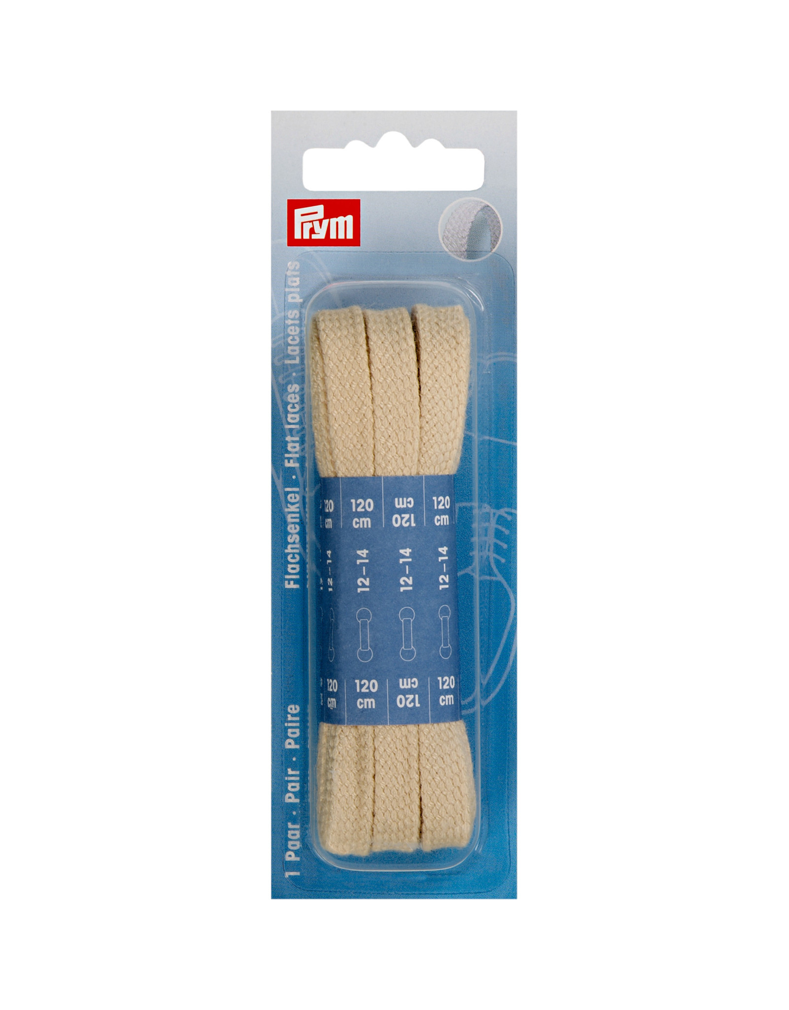 Prym Platte veters 8 x 1200 mm beige