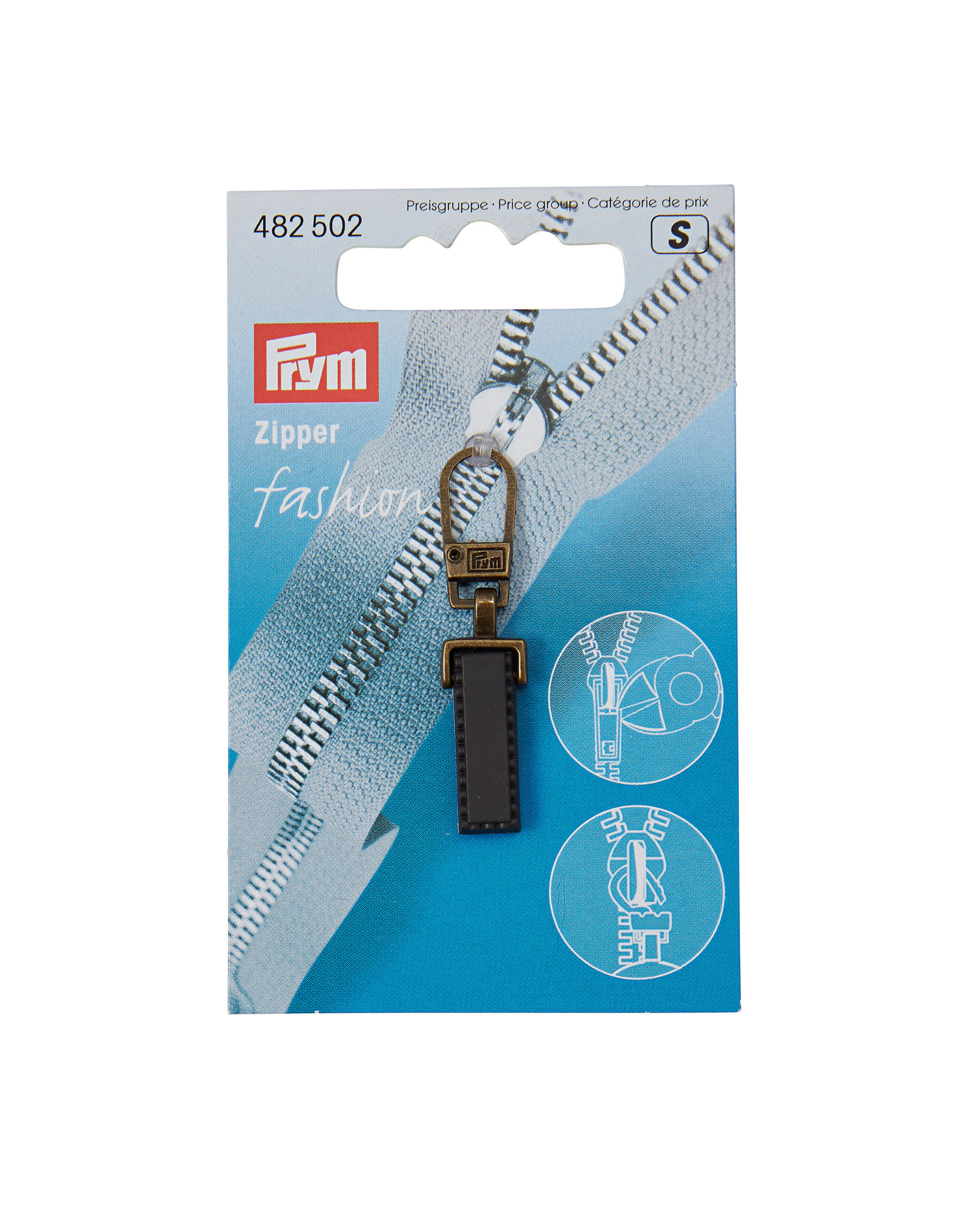 Prym Fashion-Zipper ritstrekker Pure donkerbruin