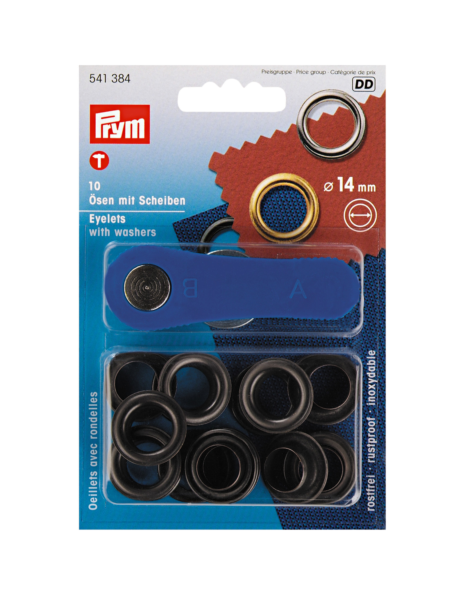 Prym Prym Ringen met schijven MS 14,0 mm gebronsd