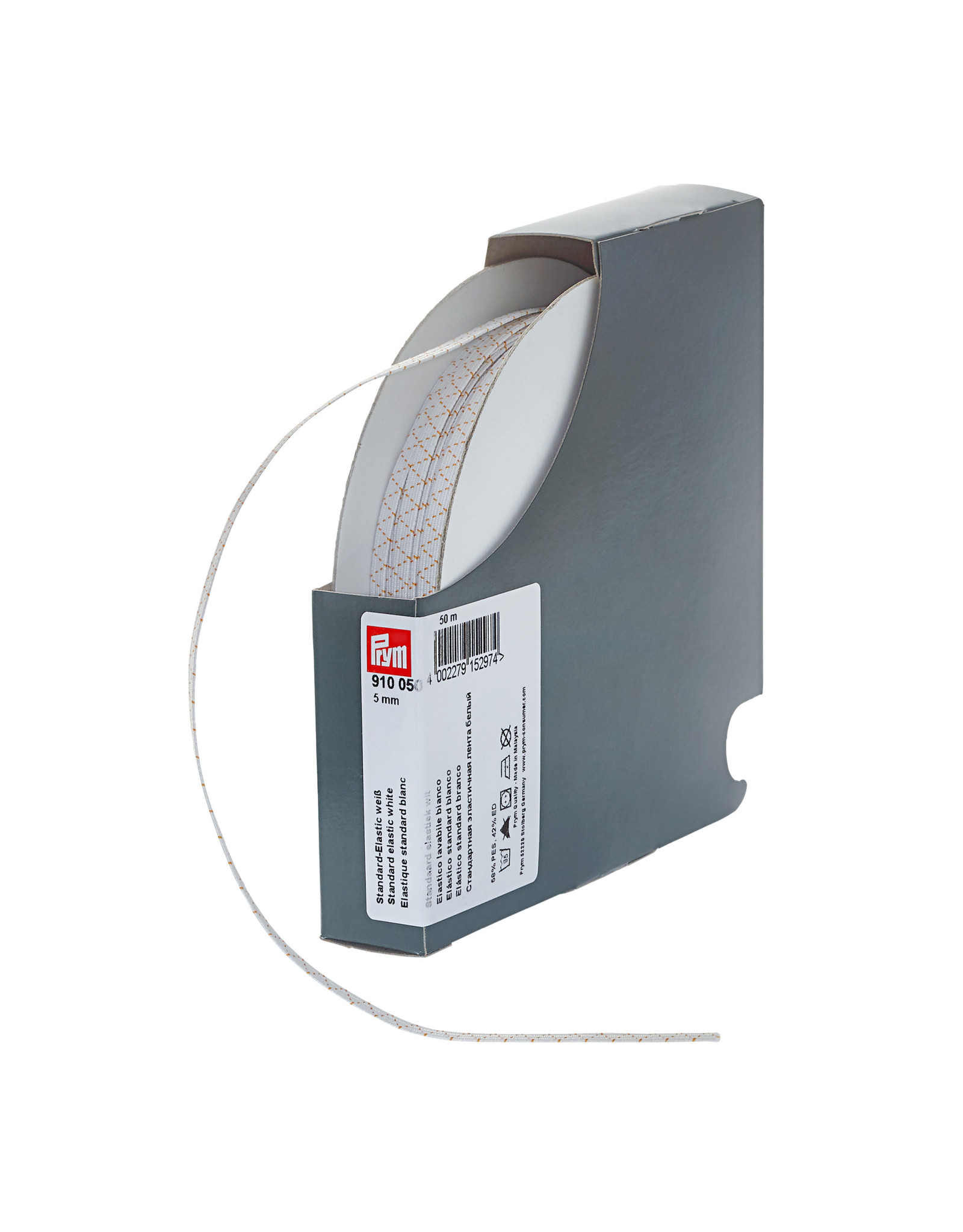 Prym Prym Standaard elastiek 5 mm wit - 50 m