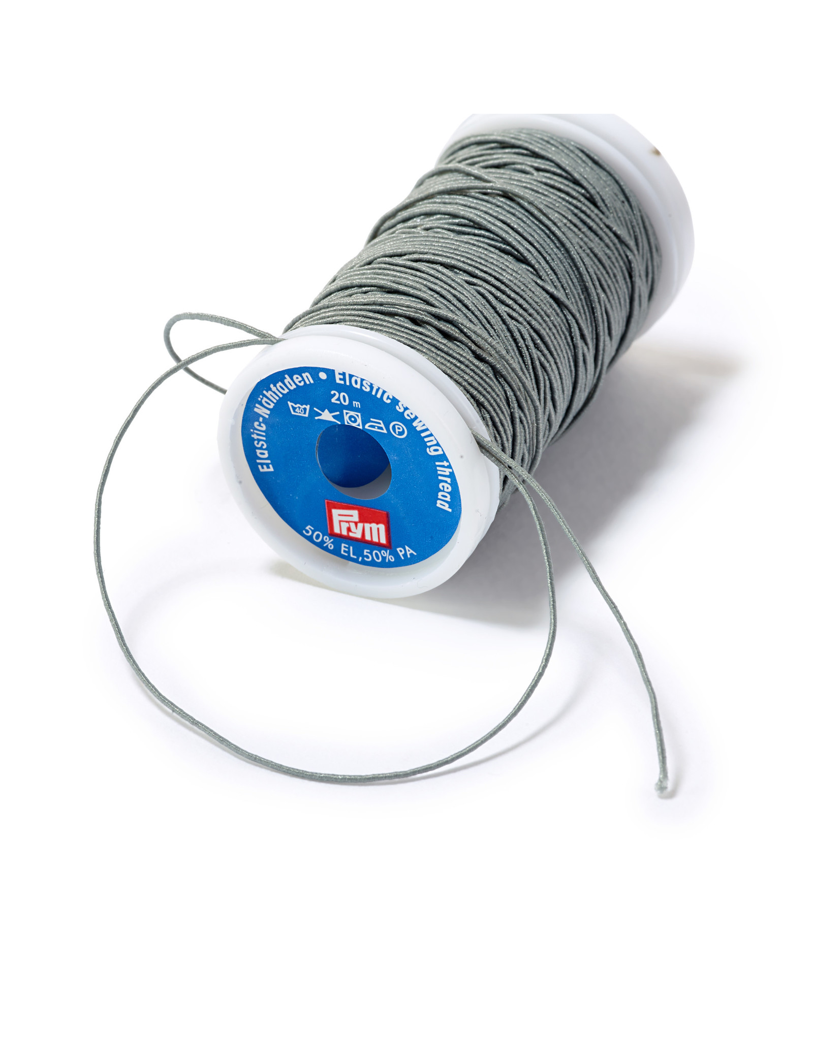 Prym Prym Elastisch naaigaren 0,5 mm lichtgrijs - 20 m