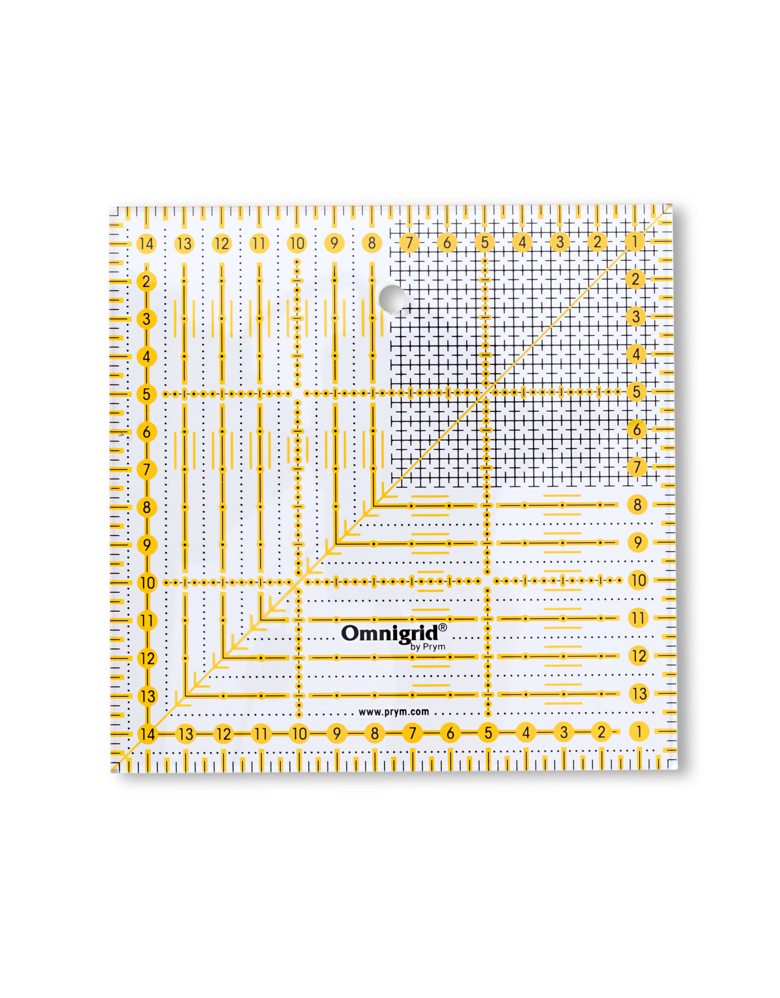 Prym Omnigrid Universeel liniaal 15 x 15 cm