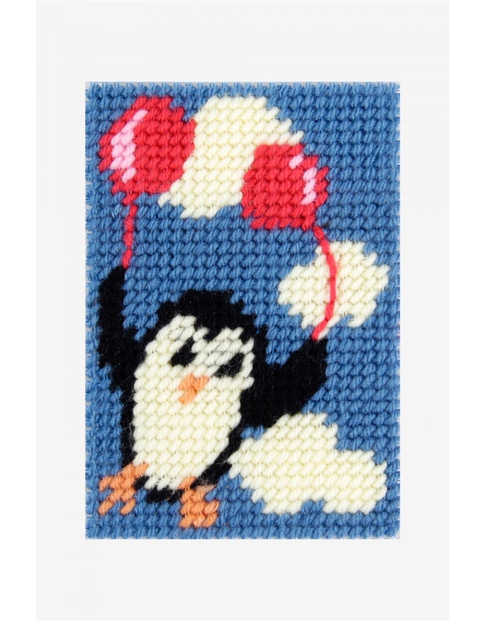 DMC DMC Kinderkruissteekpakket I can stitch Pinguin met ballonnen