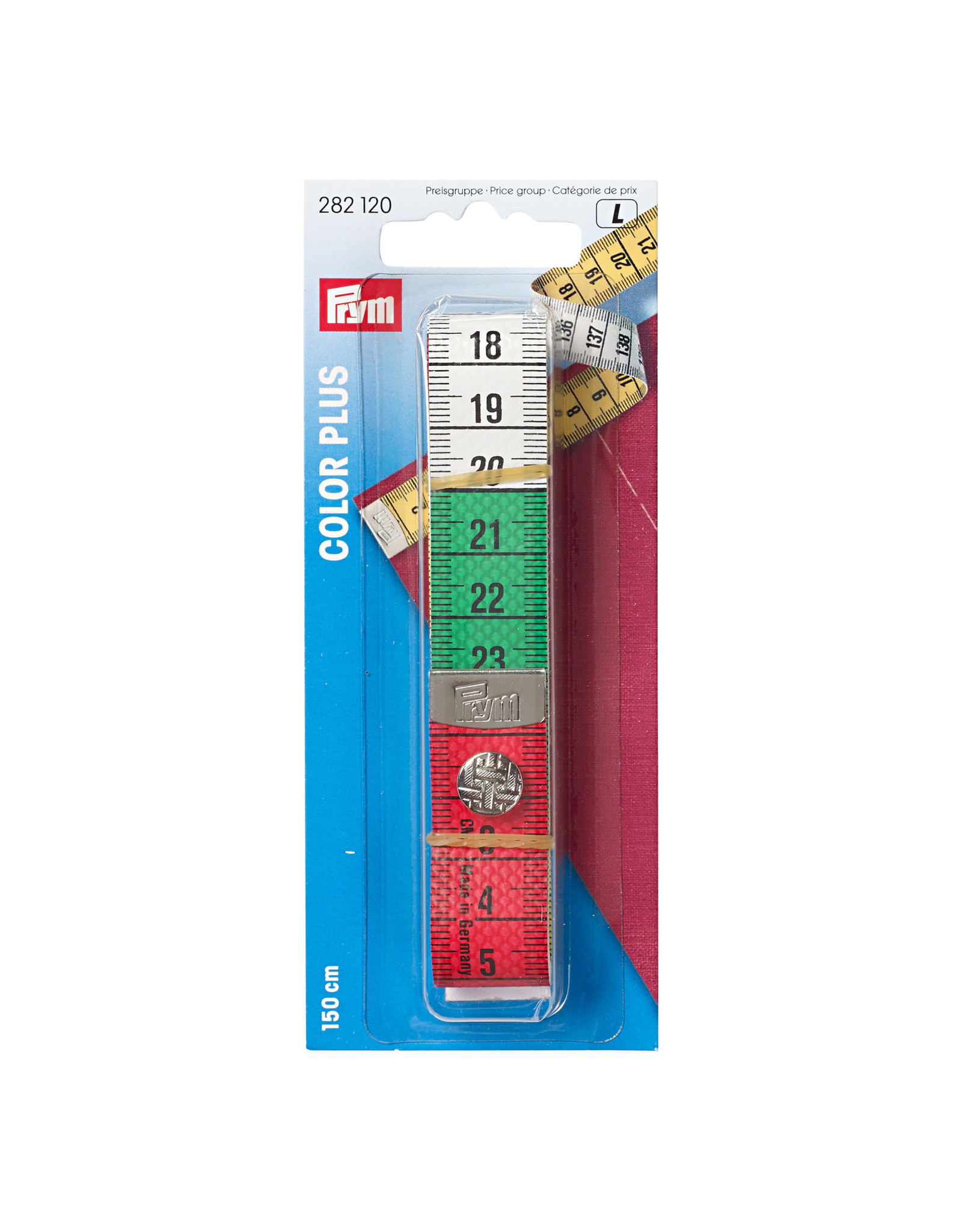 Prym Prym Lintmeter Color Plus cm/cm met drukknoop 150 cm