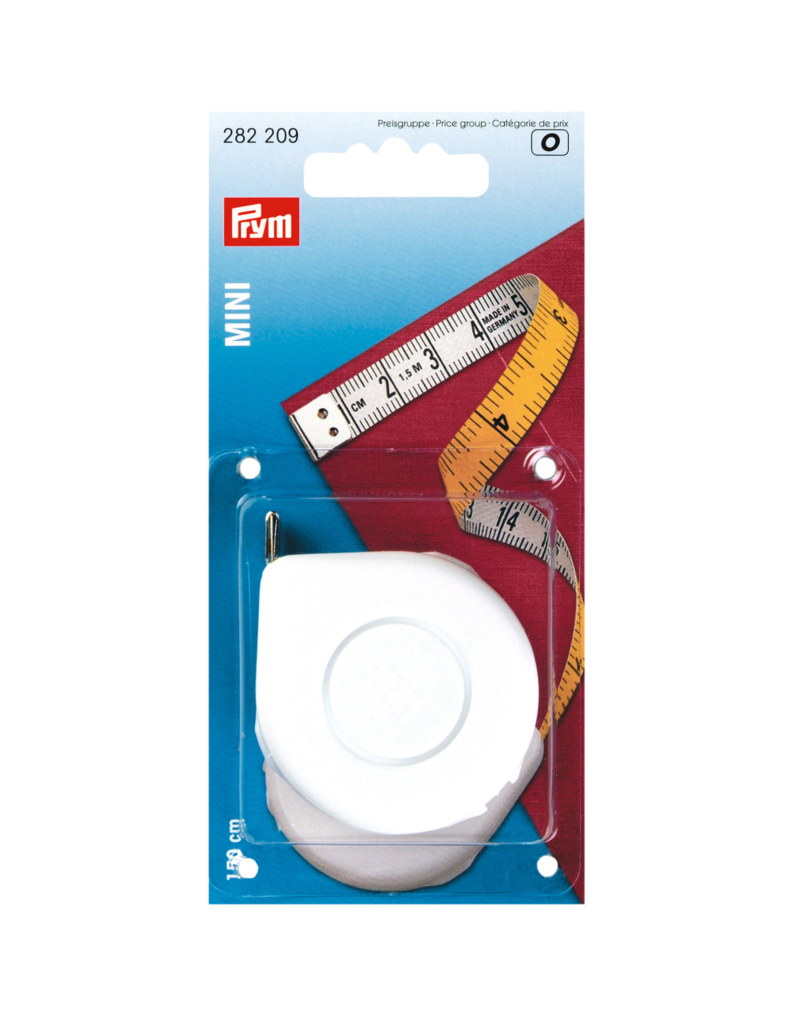 Prym Prym Rol lintmeter Mini cm/cm geel/wit 150 cm