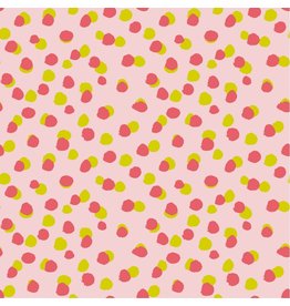 Poplin Dots roze Oeko-Tex