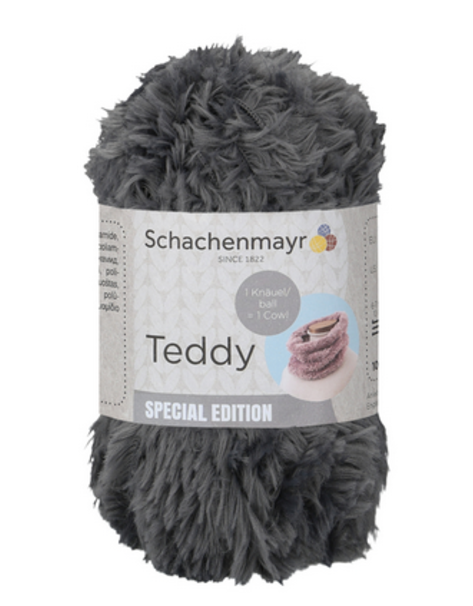 Schachenmayr Schachenmayr Teddy Donker grijs 00098