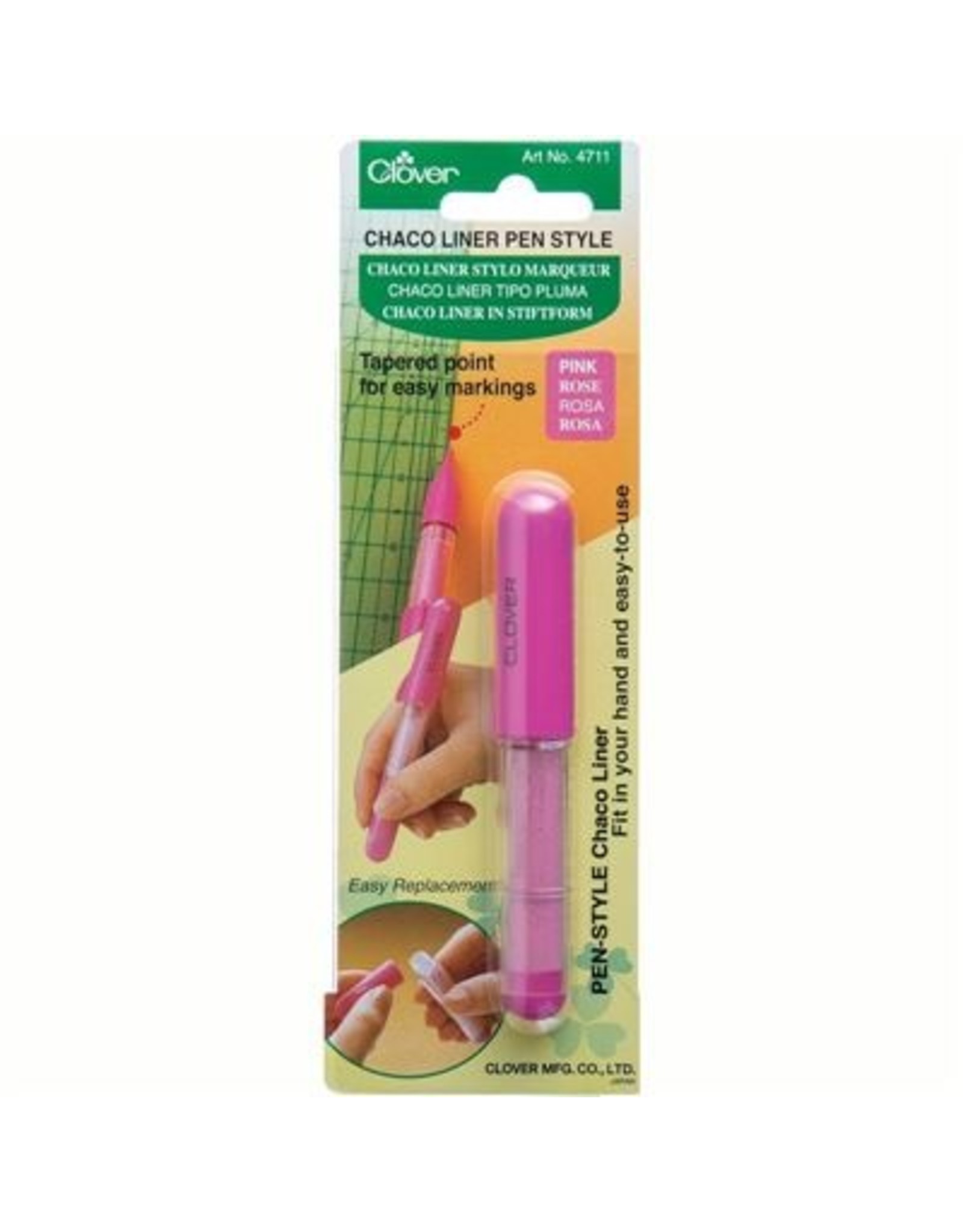 Clover Clover Navulling markeerpen Chaco roze