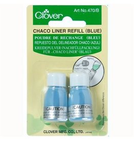 Clover Clover navulling markeerpen Chaco blauw