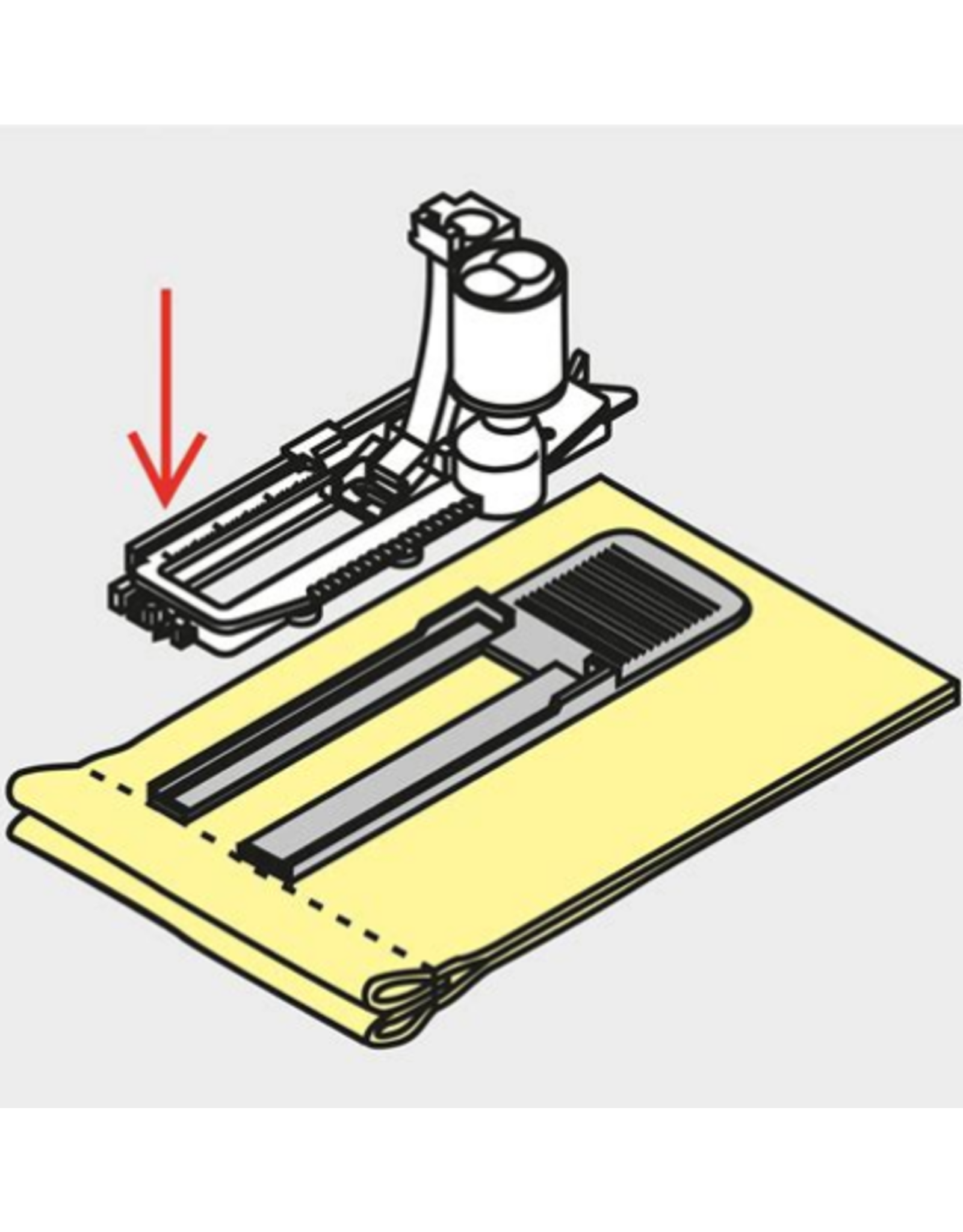 Bernina Bernina Nivelleerplaatjes voor knoopsgaten, breed