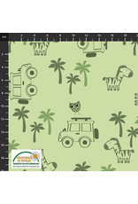 Stoffabrics Jersey Safari lichtgroen