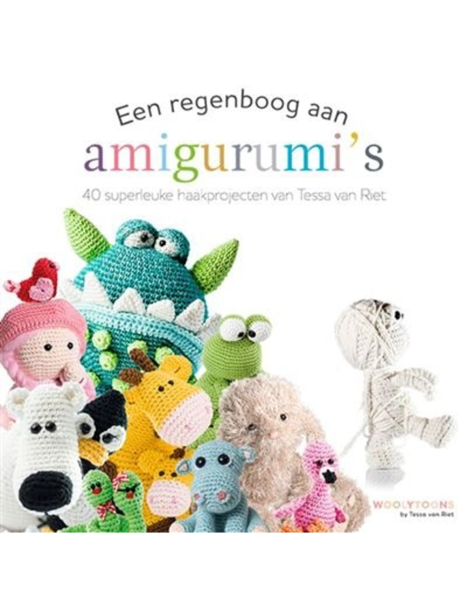 Boek: een regenboog aan amigurumi's