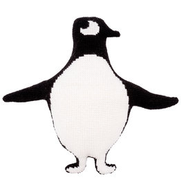 Eva Mouton Eva Mouton Kruissteekvormkussen kit met rug pinguin