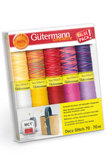 Gütermann Gütermann creative  Deco stitch 70 70m garenset col.1 (10 x 100m )