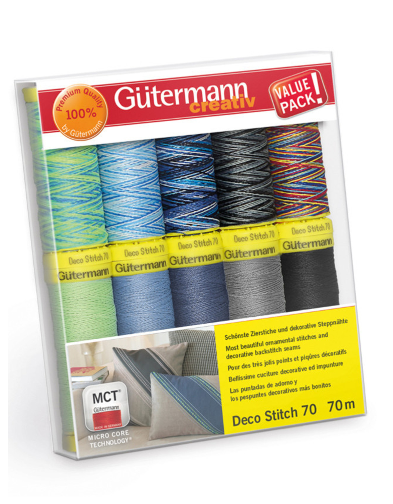 Gütermann Gütermann Creativ deco-stitch 70 garenset col.2