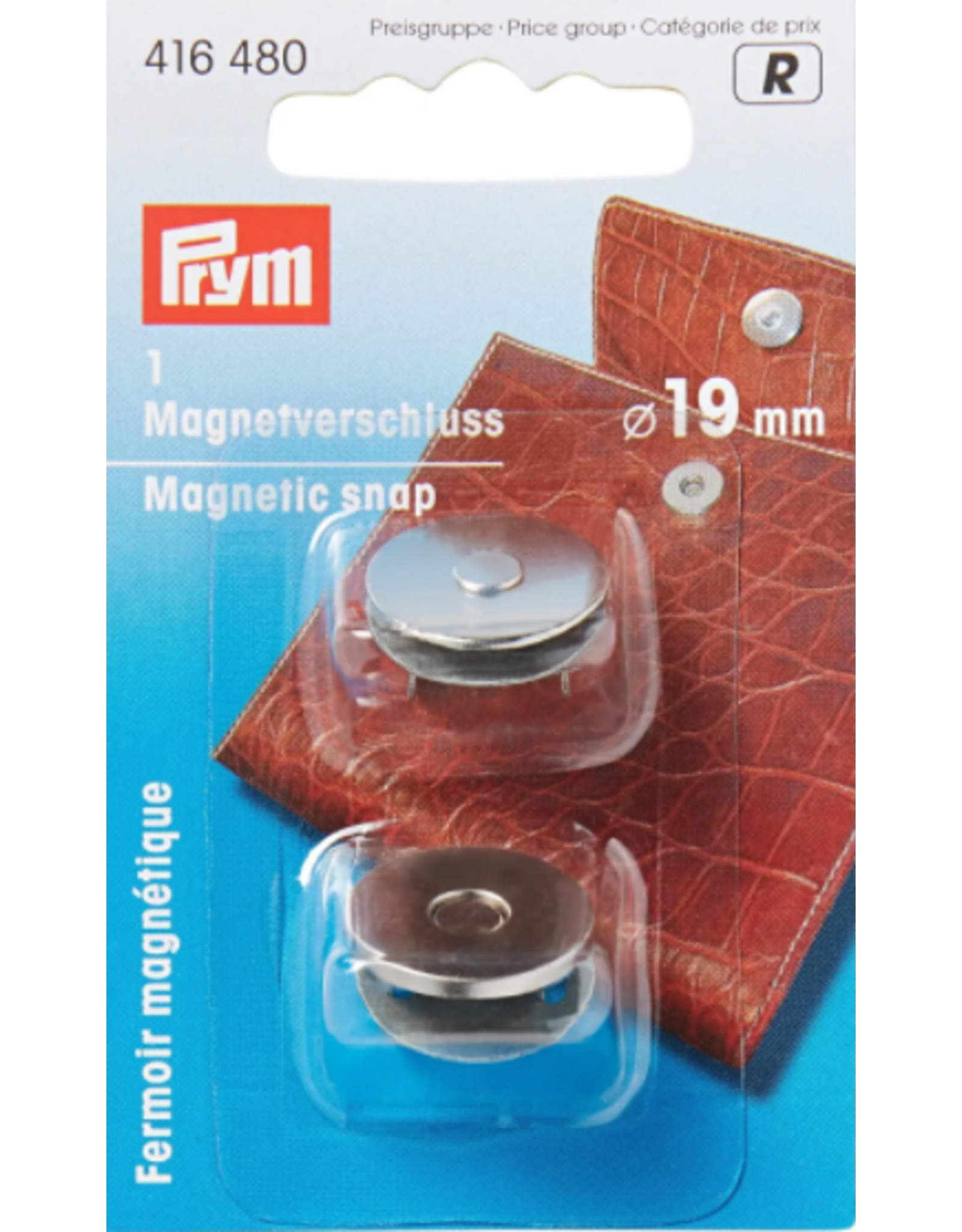 Prym Prym magnetische sluiting 19mm  zilver