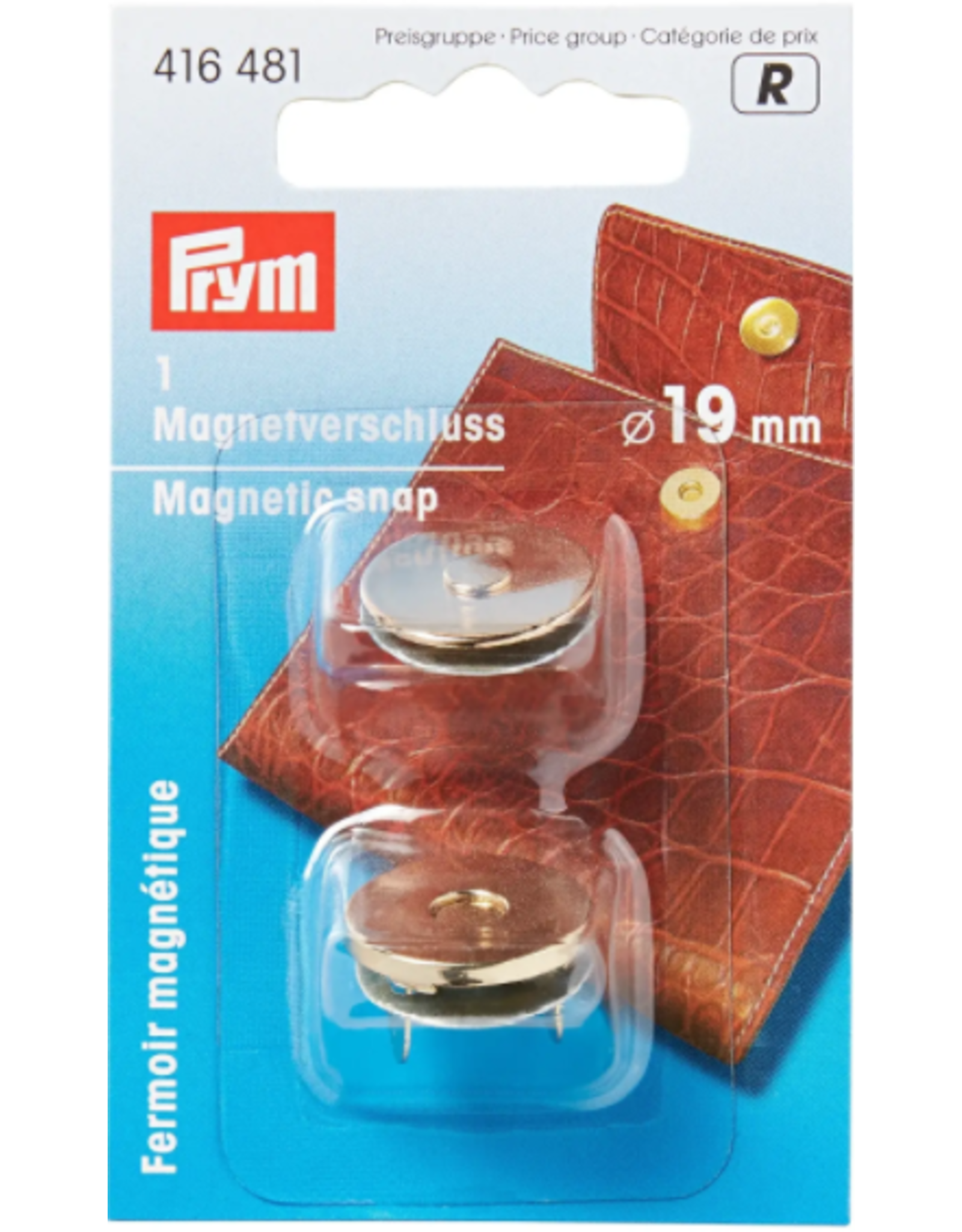 Prym Prym magnetische sluiting 19mm  goud