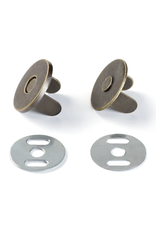 Prym Prym magnetische sluiting 19mm oudmessing Prym Prym magnetische sluiting 19mm oudmessing