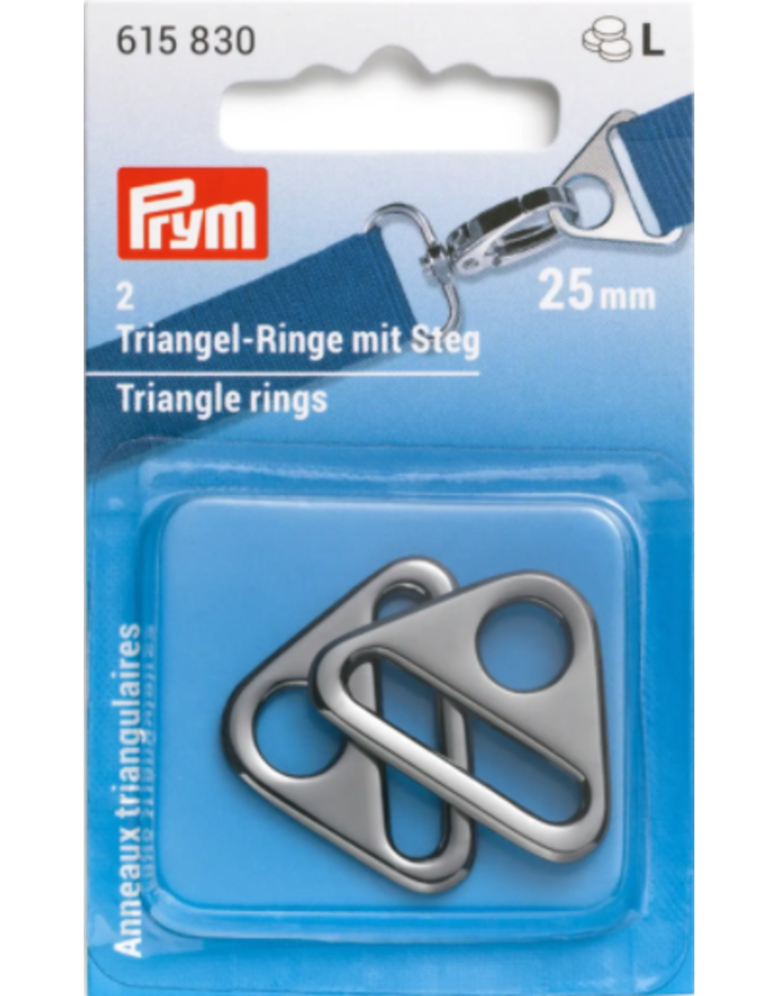 Prym Prym Triangle ring zwart 25mm